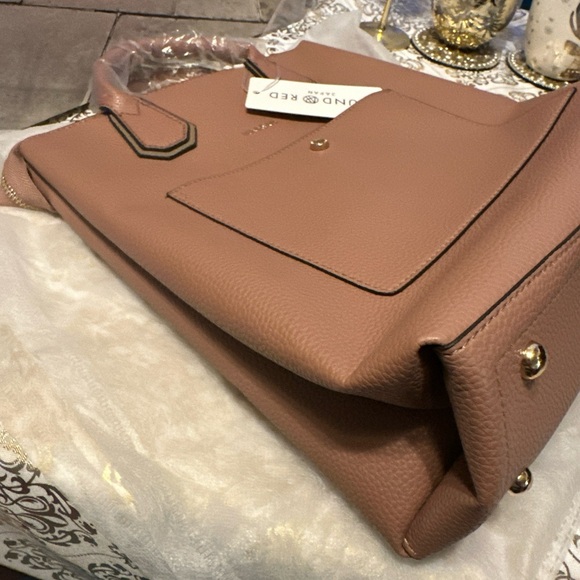 Authentic Japanese brand Hund Red convertible backpack satchel - Picture 14 of 16